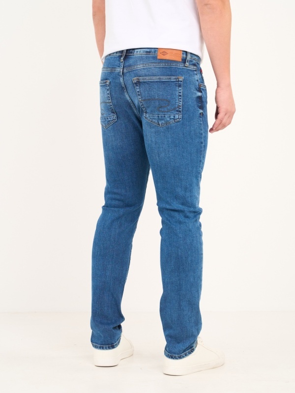 Lee Cooper - Blugi barbat straight cu aspect usor decolorat - Img 4