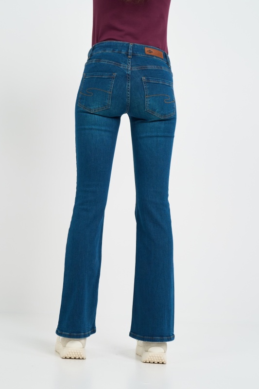 Lee Cooper - Blugi dama bootcut cu buzunare aplicate - Img 4