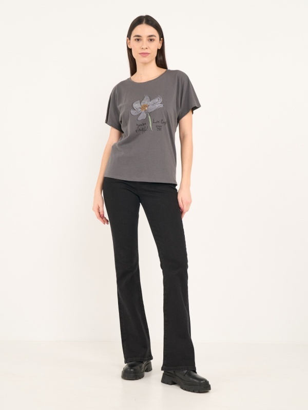 Lee Cooper - Blugi dama bootcut de culoare inchisa - Img 10