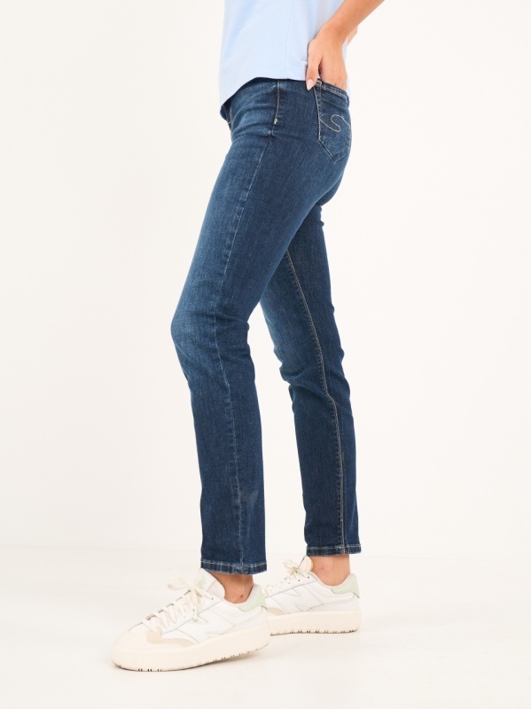 Lee Cooper - Blugi dama girlfriend cu aspect decolorat - Img 6