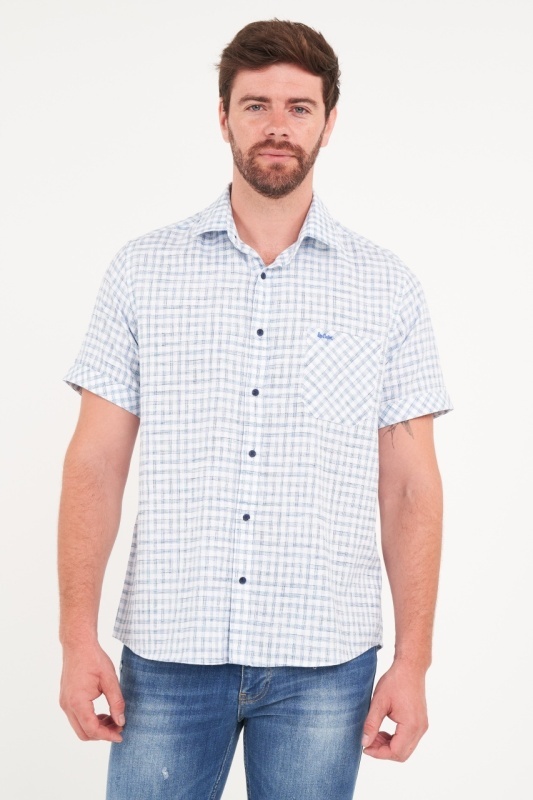 Lee Cooper - Camasa barbat maneca scurta cu model in carouri