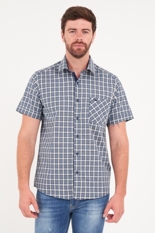 Lee Cooper - Camasa barbat maneca scurta cu model in carouri