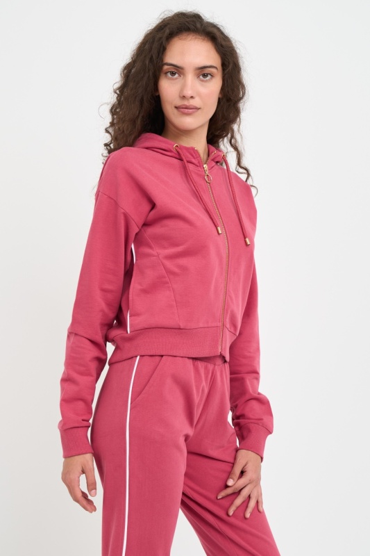 Lee Cooper - Hanorac dama cu fermoar si gluga - Img 2