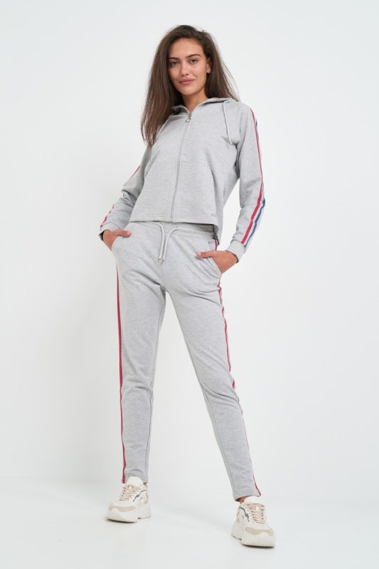 Lee Cooper - Pantaloni dama sport cu model in dungi - Img 9