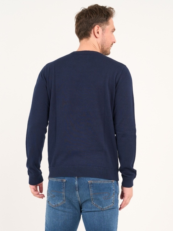 Lee Cooper - Pulover barbat cu maneca lunga de culoare uniforma - Img 3