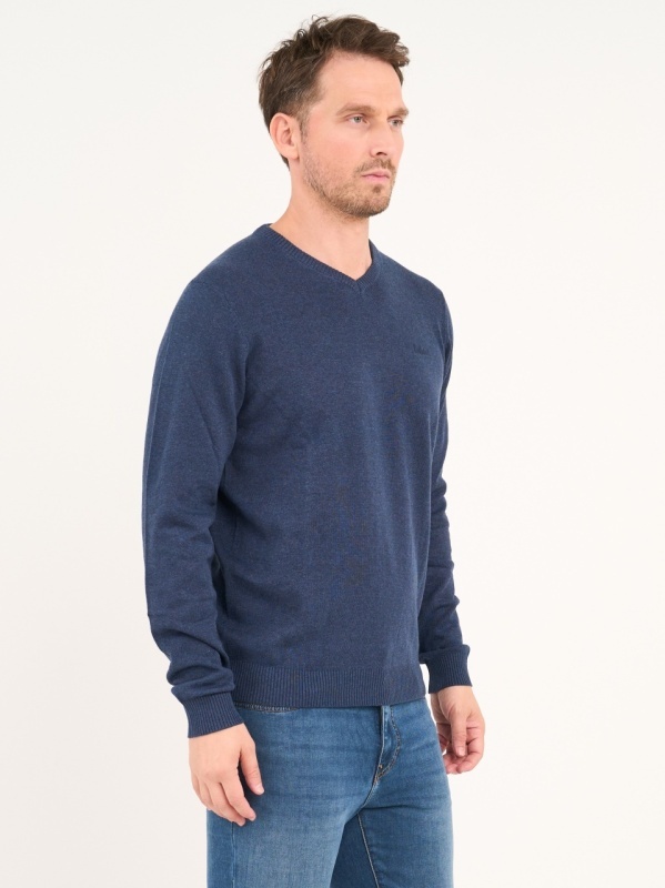 Lee Cooper - Pulover barbat cu maneca lunga de culoare uniforma - Img 6