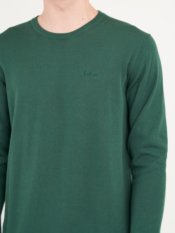 Lee Cooper - Pulover barbat cu maneca lunga de culoare uniforma - Img 4