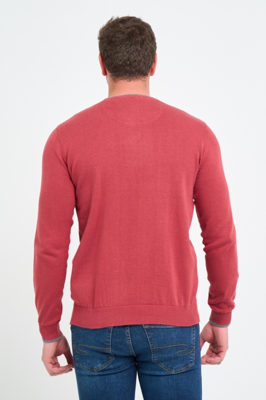 Lee Cooper - Pulover barbat de culoare uniforma - Img 2