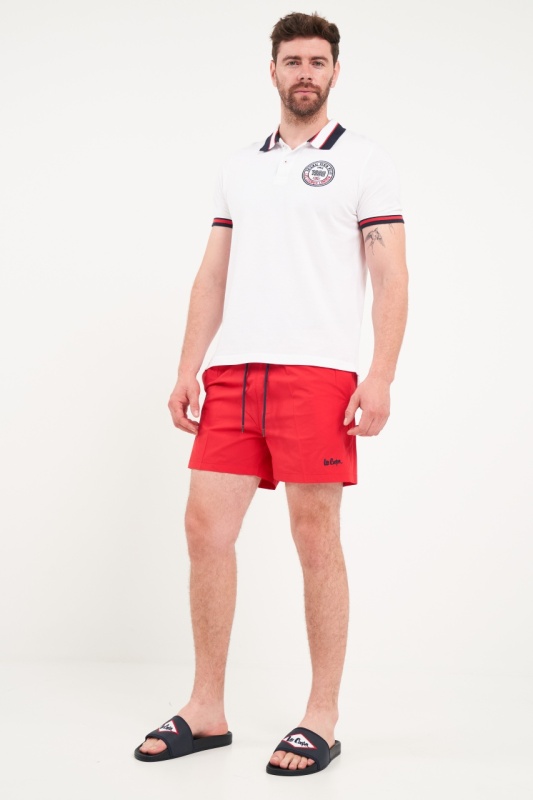 Lee Cooper - Sort de baie barbat de culoare uniforma cu logo - Img 7
