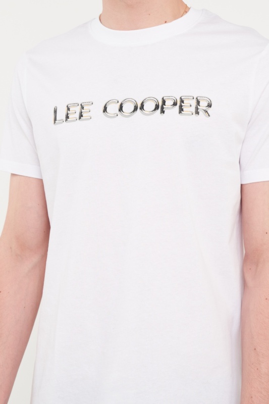 Lee Cooper - Tricou barbat cu imprimeu logo - Img 2