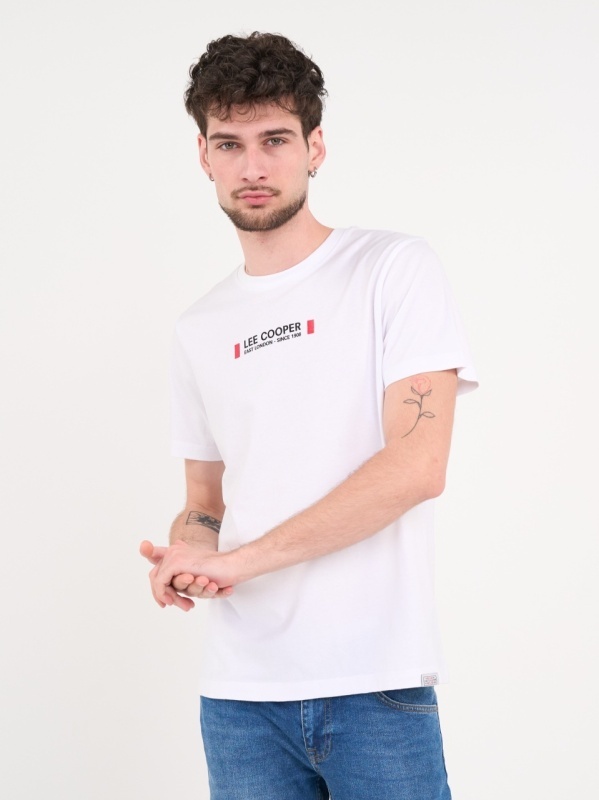 Lee Cooper - Tricou barbat cu maneca scurta si detalii logo - Img 5
