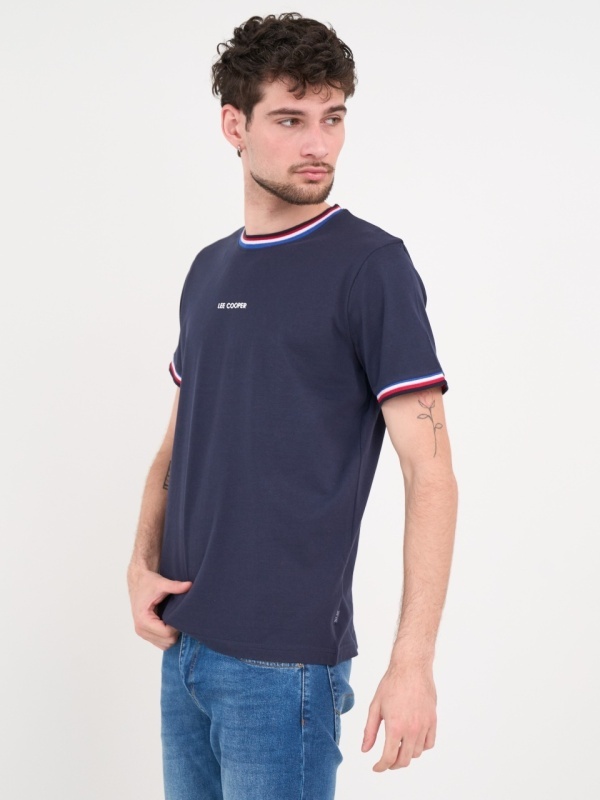 Lee Cooper - Tricou barbat cu maneca scurta si detalii logo - Img 7