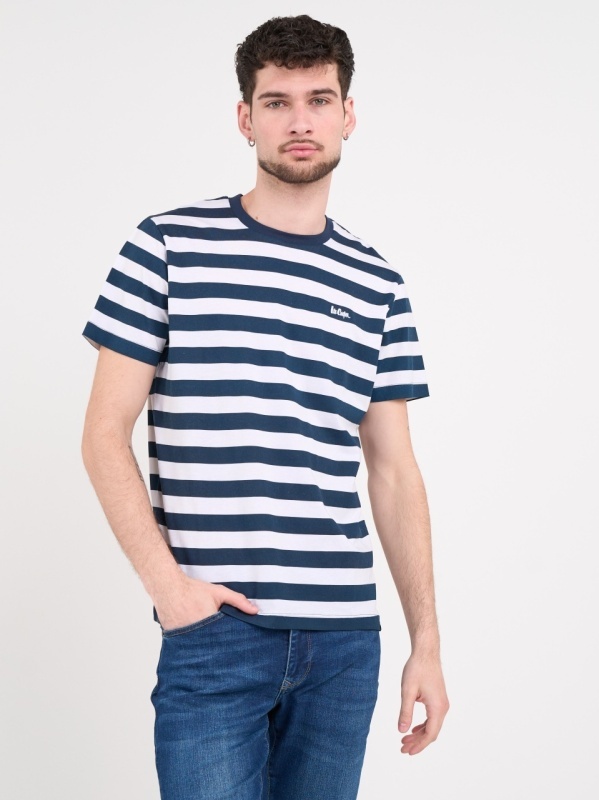 Lee Cooper - Tricou barbat cu maneca scurta si dungi - Img 8