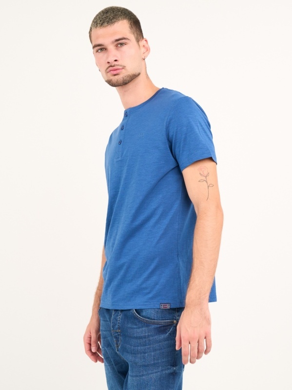Lee Cooper - Tricou barbat cu maneca scurta si nasturi - Img 2