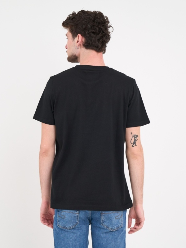 Lee Cooper - Tricou barbat de culoare uniforma cu detalii logo - Img 4