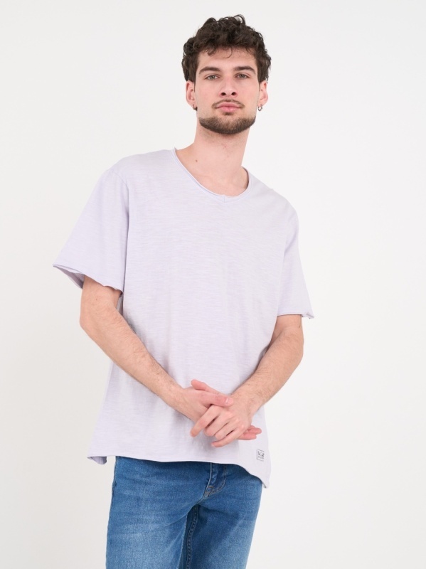 Lee Cooper - Tricou barbat de culoare uniforma cu detalii - Img 3