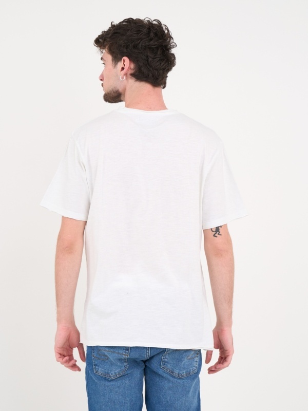 Lee Cooper - Tricou barbat de culoare uniforma cu detalii - Img 4