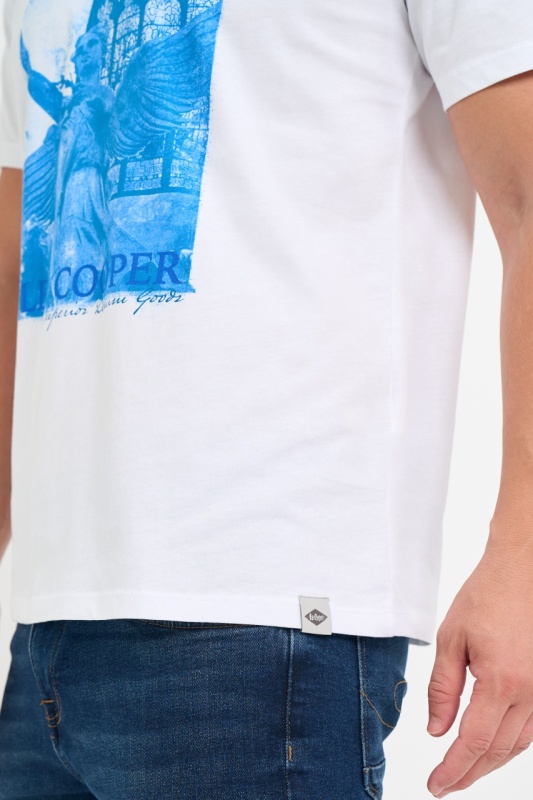 Lee Cooper - Tricou barbat maneca scurta cu detalii grafice - Img 2
