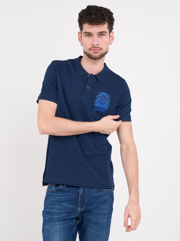 Lee Cooper - Tricou barbat polo cu imprimeu logo - Img 8