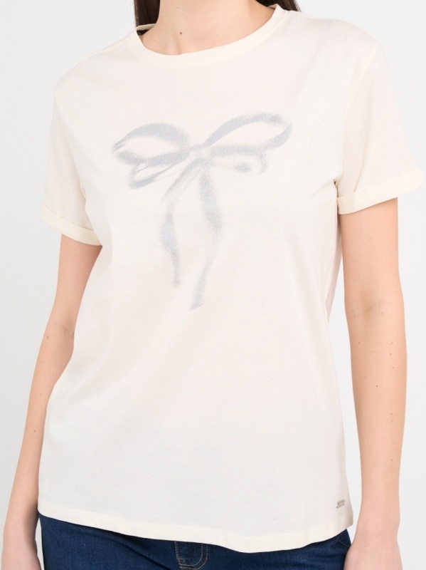 Lee Cooper - Tricou dama cu maneca scurta si detalii - Img 2