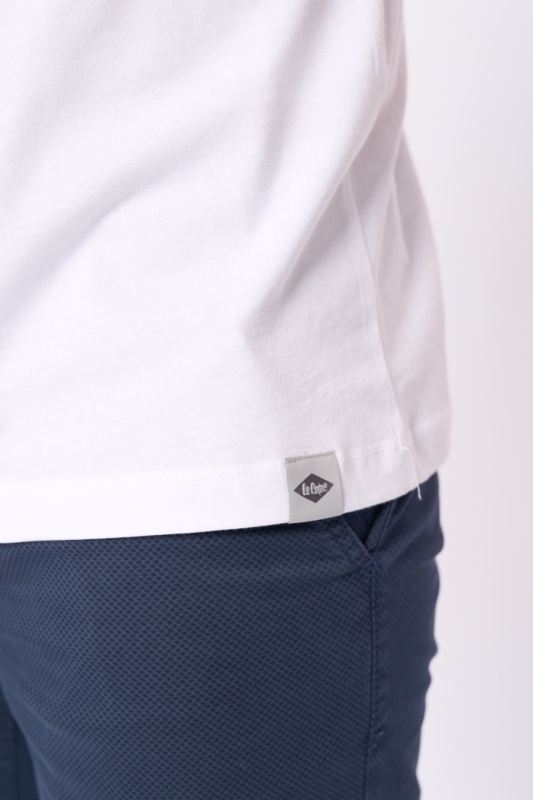 Lee Cooper - Tricou maneca scurta barbat cu detalii text logo - Img 5