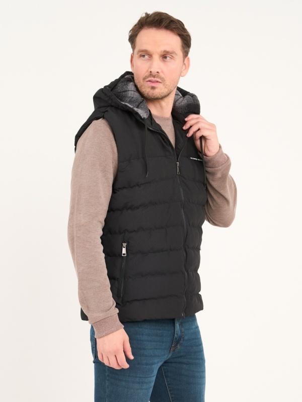 Lee Cooper - Vesta barbat cu gluga si detalii logo - Img 5