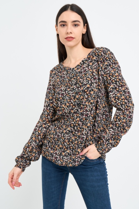 Timeout - Camasa dama cu model floral - Img 6