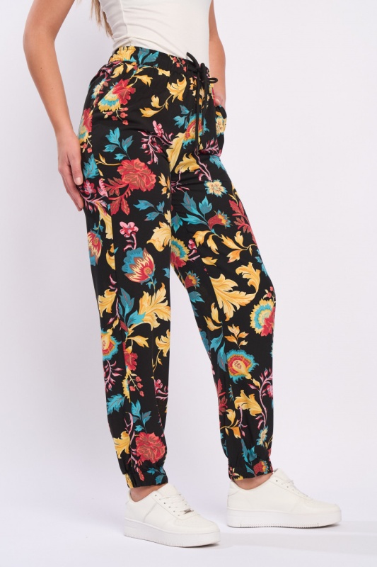 Timeout - Pantaloni dama cu model floral - Img 7