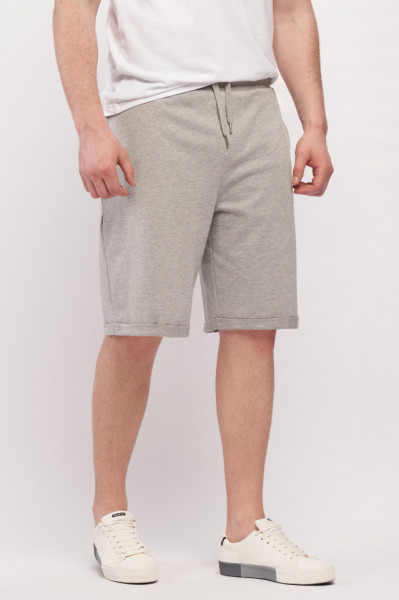 Timeout - Pantaloni scurti barbat de trening cu logo si buzunare