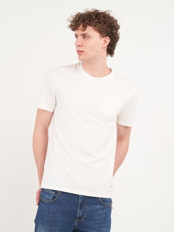 Timeout - Tricou barbat cu maneca scurta de culoare uniforma - Img 6
