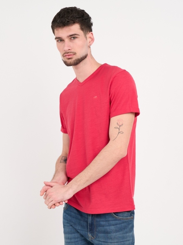 Timeout - Tricou barbat cu maneca scurta de culoare uniforma - Img 5