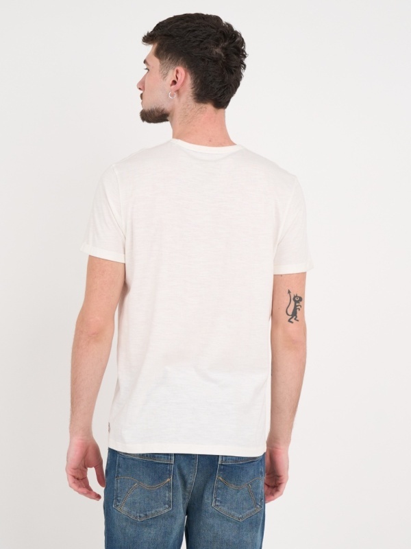 Timeout - Tricou barbat cu maneca scurta de culoare uniforma - Img 3