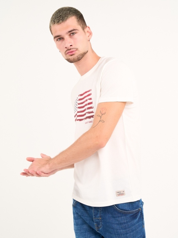 Timeout - Tricou barbat cu maneca scurta si imprimeu - Img 2