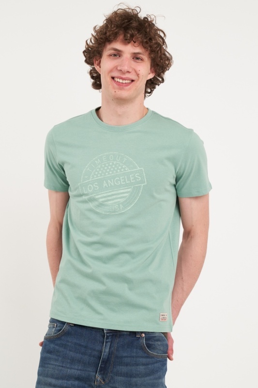 Timeout - Tricou barbat cu maneca scurta si imprimeu - Img 5