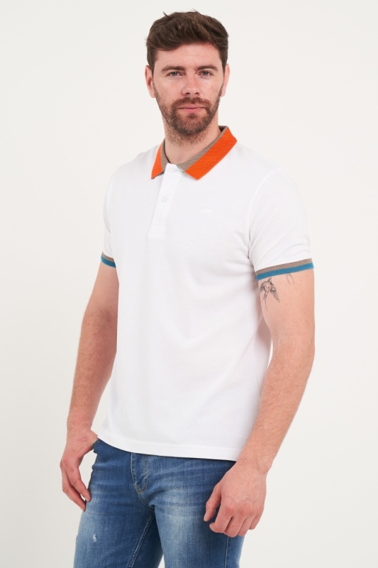 Timeout - Tricou barbat polo de culoare uniforma - Img 5