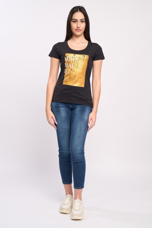 Timeout - Tricou cu maneca scurta dama cu imprimeu - Img 6