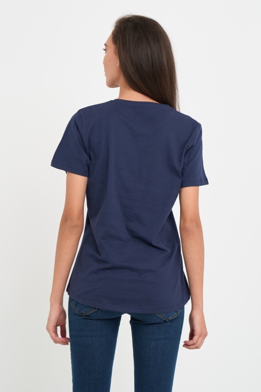 Timeout - Tricou dama cu logo si detalii grafice - Img 5