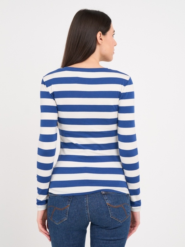 Timeout - Tricou dama cu maneca lunga si dungi - Img 4