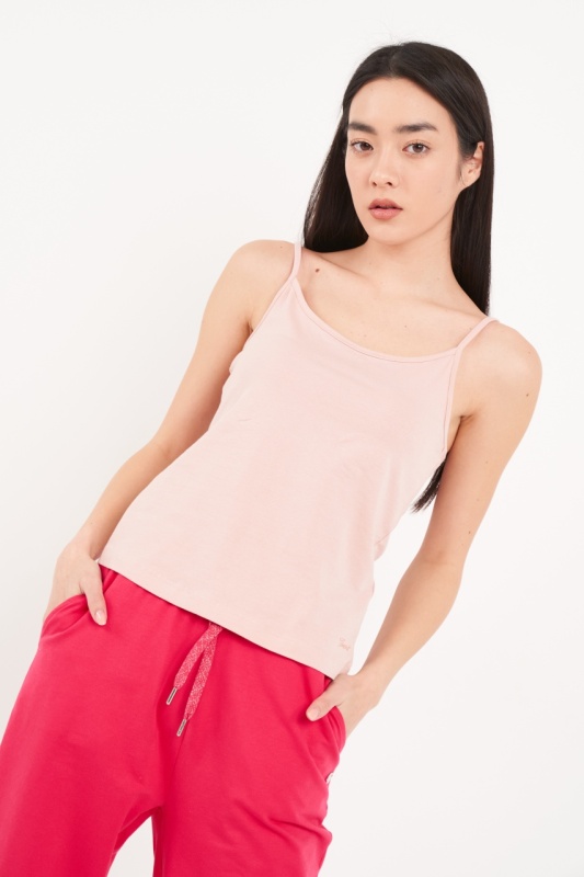 Timeout - Tricou dama fara maneci de culoare uniforma - Img 4