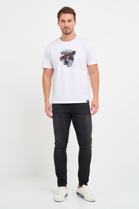 Kenvelo - Tricou barbat cu logo si detalii grafice - Img 8