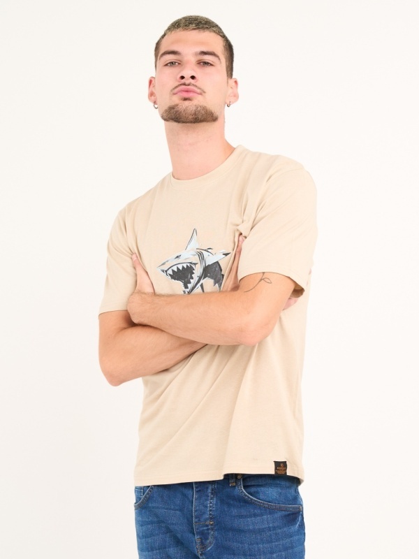 Kenvelo - Tricou barbat cu maneca scurta si imprimeu grafic text - Img 4