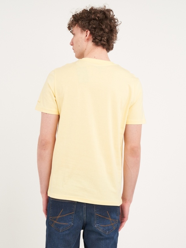 Kenvelo - Tricou barbat cu maneca scurta si imprimeu grafic - Img 2
