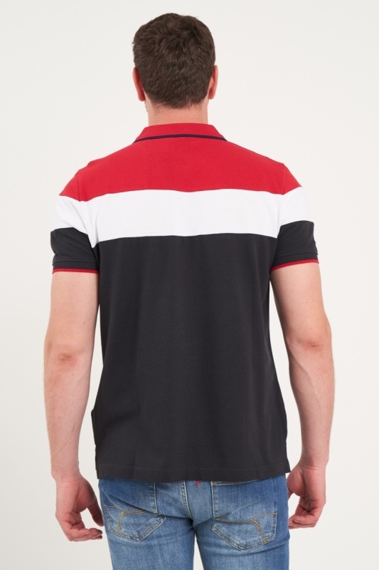 Kenvelo - Tricou barbat polo multicolor - Img 4