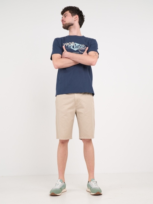 Lee Cooper - Bermude barbat de culoare uniforma - Img 10