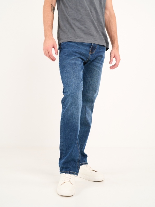 Lee Cooper - Blugi barbat regular cu aspect decolorat - Img 8