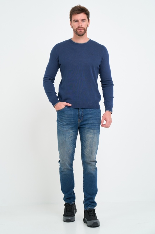 Lee Cooper - Blugi barbat slim cu aspect decolorat - Img 8