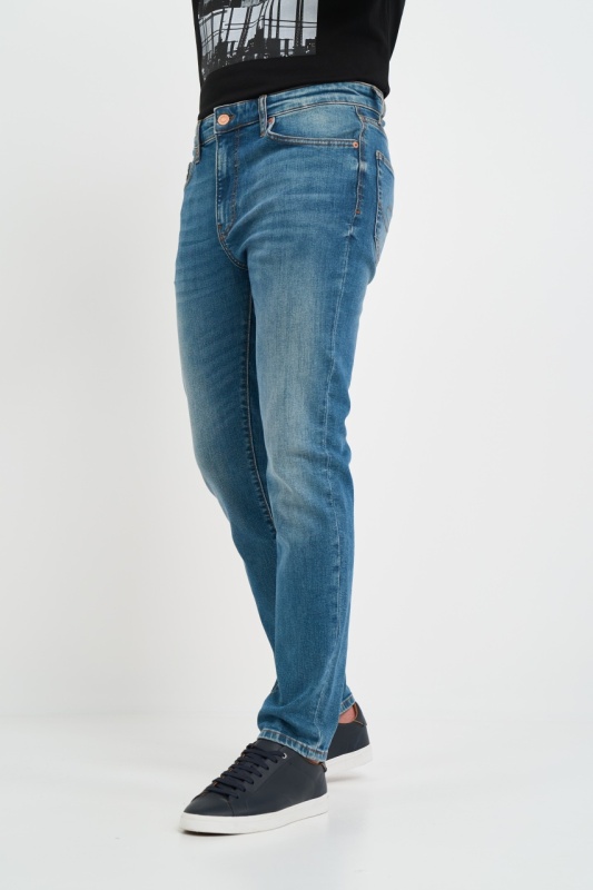 Lee Cooper - Blugi barbat slim cu aspect decolorat - Img 7
