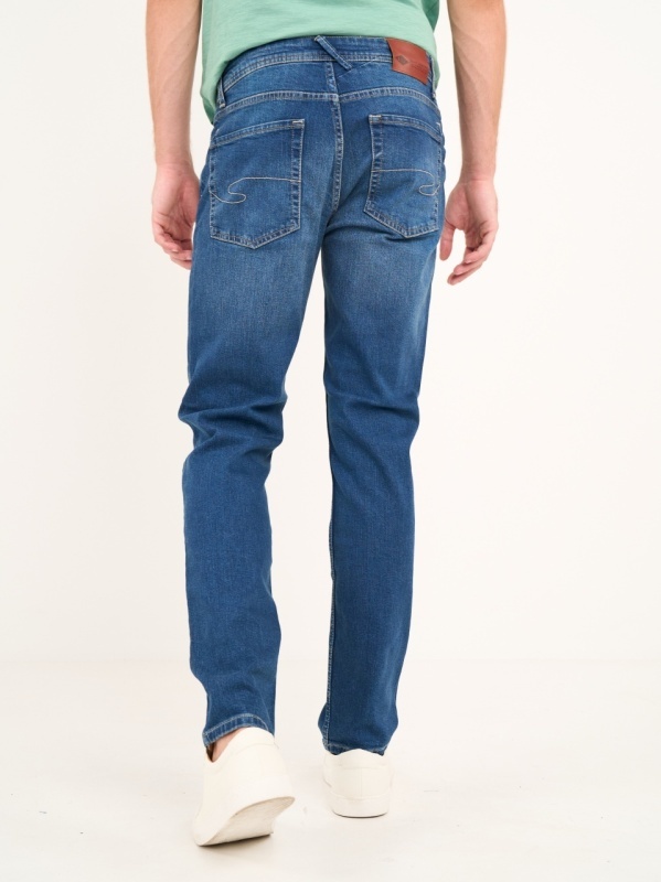 Lee Cooper - Blugi barbat straight cu aspect decolorat - Img 8