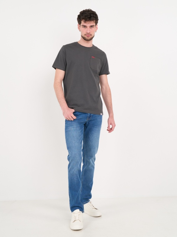 Lee Cooper - Blugi barbat straight cu aspect decolorat - Img 7