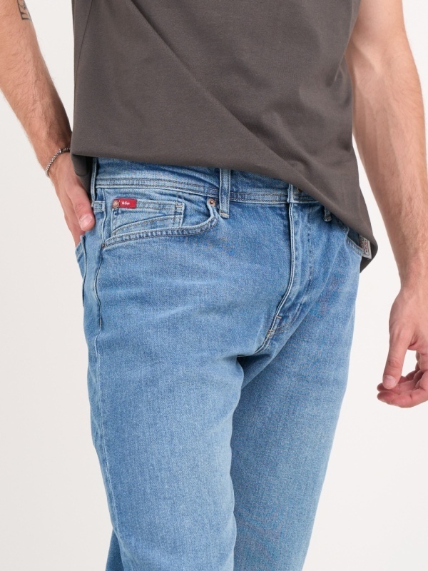 Lee Cooper - Blugi barbat straight de culoare deschisa - Img 3